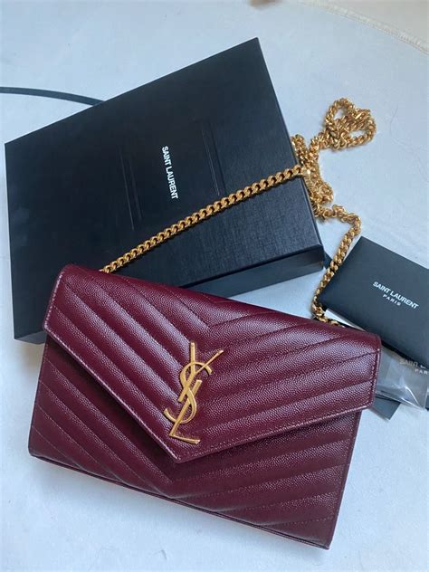 ysl wallet on chain sale|ysl cassandra wallet on chain.